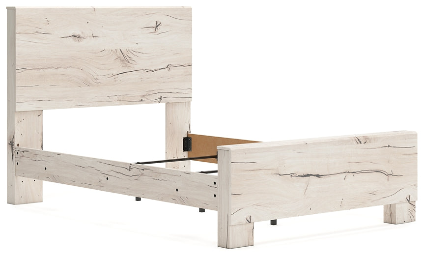 Lawroy Full Panel Bed with Mirrored Dresser Benchcraft®