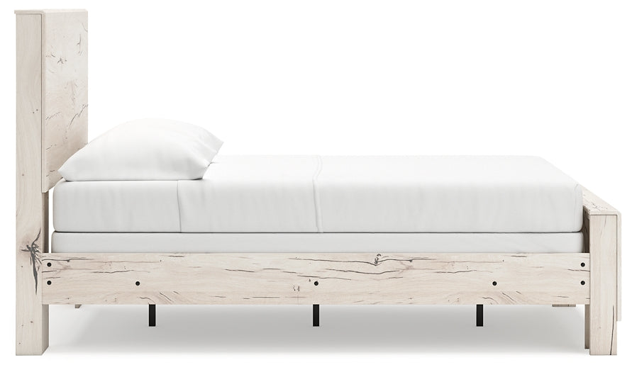 Lawroy Full Panel Bed with Mirrored Dresser Benchcraft®