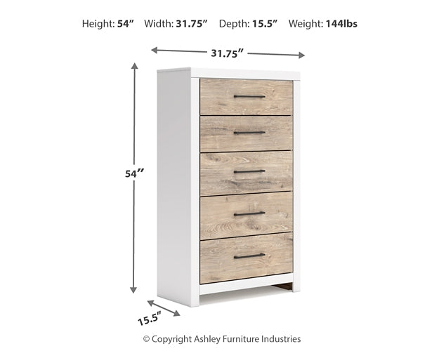Charbitt Five Drawer Chest Signature Design by Ashley®