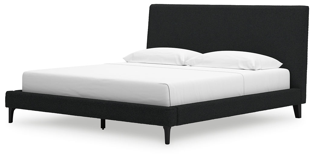 Cadmori King UPH Bed w/Roll Slats Signature Design by Ashley®