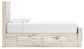Lawroy Twin Panel Bed with Mirrored Dresser Benchcraft®