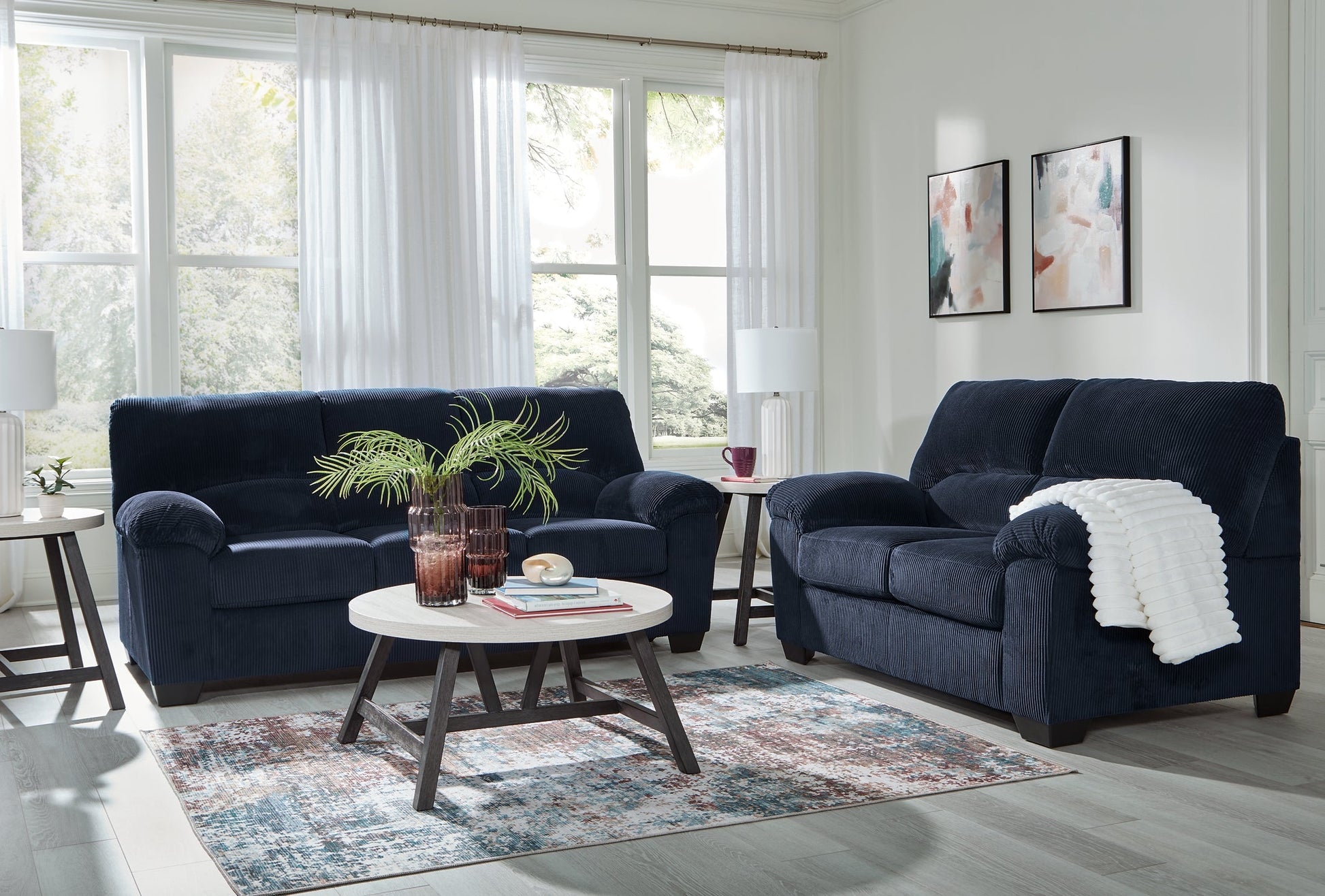 SimpleJoy Sofa and Loveseat Signature Design by Ashley®
