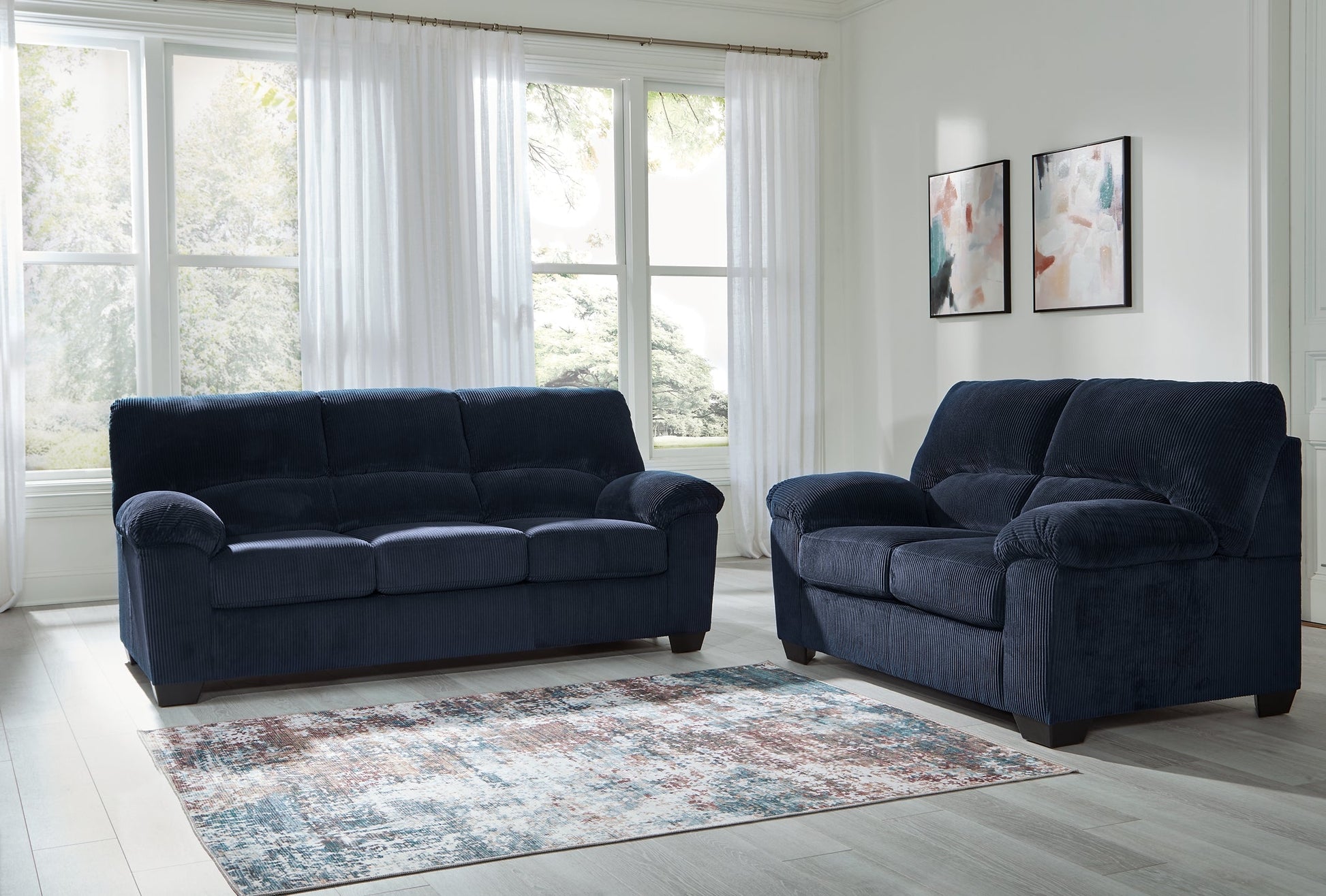 SimpleJoy Sofa and Loveseat Signature Design by Ashley®