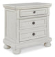 Robbinsdale Queen Panel Bed with Mirrored Dresser, Chest and Nightstand Signature Design by Ashley®