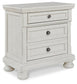 Robbinsdale King Sleigh Bed with Storage with Mirrored Dresser, Chest and Nightstand Signature Design by Ashley®