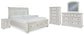 Robbinsdale California King Sleigh Bed with Storage with Mirrored Dresser, Chest and 2 Nightstands Signature Design by Ashley®