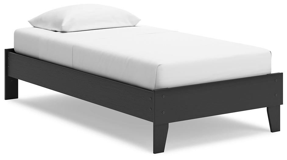 Socalle Twin Platform Bed with Dresser and Nightstand Signature Design by Ashley®