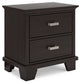 Covetown Full Panel Bed with Mirrored Dresser and 2 Nightstands Signature Design by Ashley®