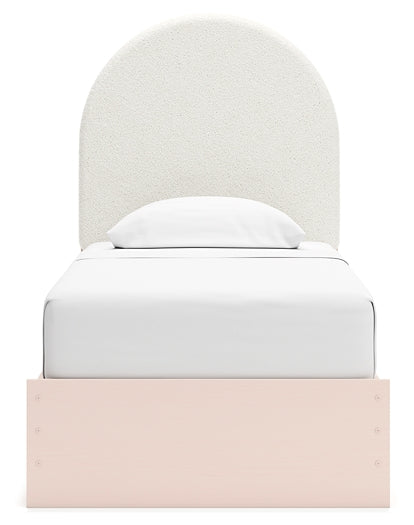 Wistenpine Twin Upholstered Panel Bed with Storage Signature Design by Ashley®