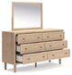 Cielden Full Panel Bed with Mirrored Dresser, Chest and Nightstand Signature Design by Ashley®