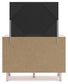 Wistenpine Twin Upholstered Panel Headboard with Mirrored Dresser, Chest and 2 Nightstands Signature Design by Ashley®