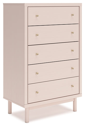 Wistenpine Twin Upholstered Panel Headboard with Mirrored Dresser, Chest and 2 Nightstands Signature Design by Ashley®