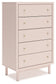 Wistenpine Twin Upholstered Panel Headboard with Mirrored Dresser, Chest and 2 Nightstands Signature Design by Ashley®