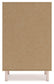 Wistenpine Twin Upholstered Panel Headboard with Mirrored Dresser, Chest and 2 Nightstands Signature Design by Ashley®