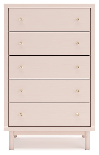 Wistenpine Twin Upholstered Panel Headboard with Mirrored Dresser, Chest and 2 Nightstands Signature Design by Ashley®