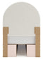 Wistenpine Twin Upholstered Panel Headboard with Mirrored Dresser, Chest and 2 Nightstands Signature Design by Ashley®