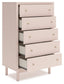 Wistenpine Twin Upholstered Panel Headboard with Mirrored Dresser, Chest and 2 Nightstands Signature Design by Ashley®