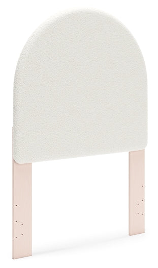 Wistenpine Twin Upholstered Panel Headboard with Mirrored Dresser, Chest and 2 Nightstands Signature Design by Ashley®