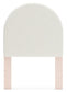 Wistenpine Twin Upholstered Panel Headboard with Nightstand Signature Design by Ashley®