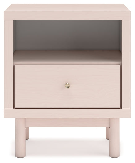 Wistenpine Twin Upholstered Panel Headboard with Nightstand Signature Design by Ashley®