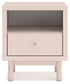 Wistenpine Twin Upholstered Panel Headboard with Nightstand Signature Design by Ashley®