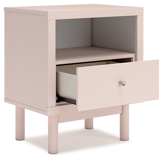 Wistenpine Twin Upholstered Panel Headboard with Nightstand Signature Design by Ashley®