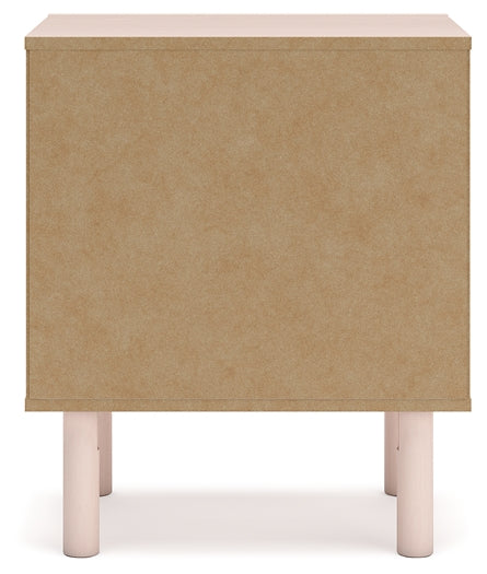 Wistenpine Twin Upholstered Panel Headboard with Nightstand Signature Design by Ashley®