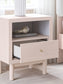 Wistenpine Twin Upholstered Panel Headboard with Nightstand Signature Design by Ashley®