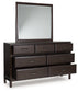 Vanmore Dresser and Mirror Signature Design by Ashley®