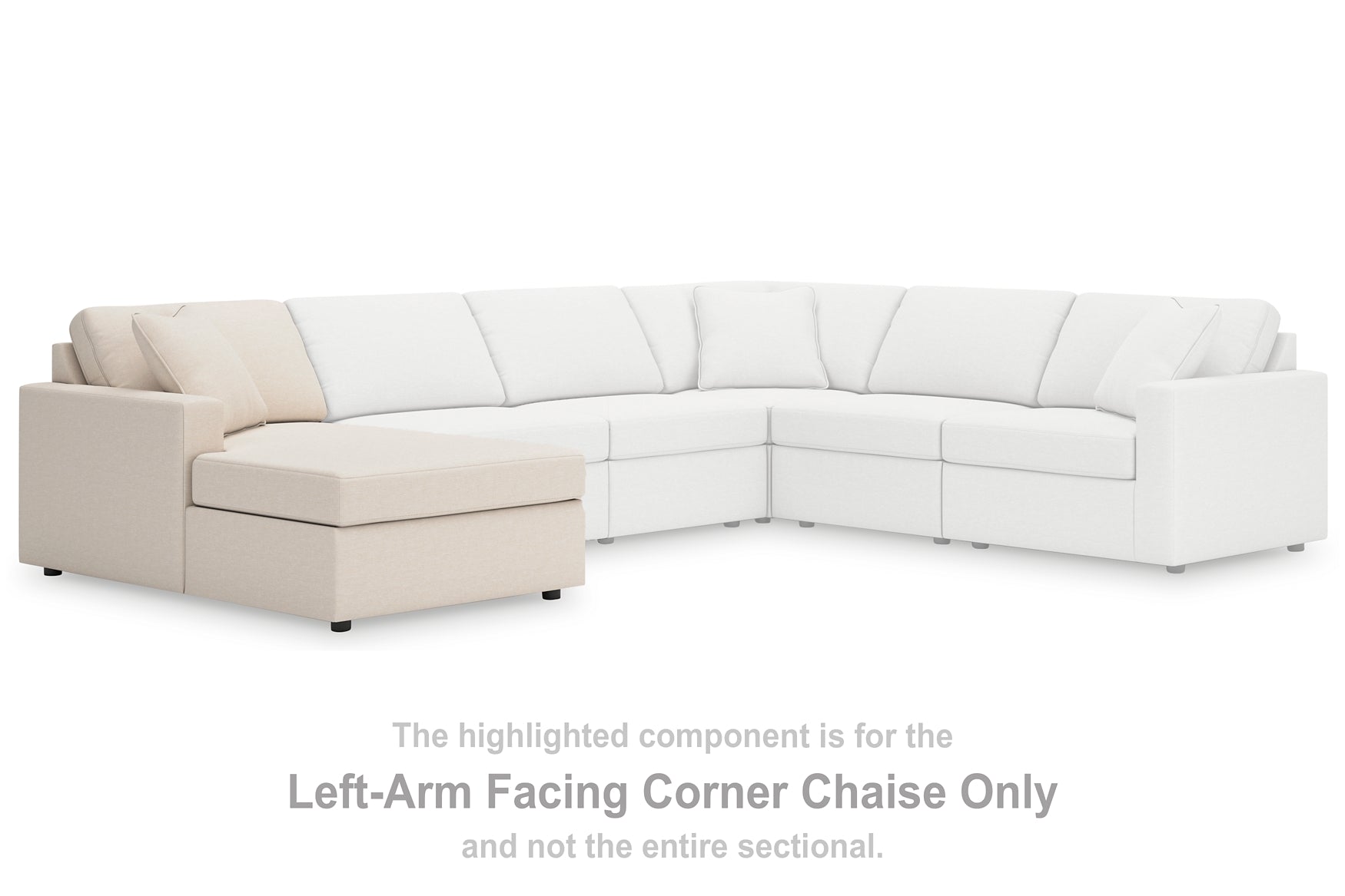 Modmax 5-Piece Double Chaise with Audio Consoles Signature Design by Ashley®