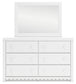 Mollviney Full Panel Headboard with Mirrored Dresser and Chest Signature Design by Ashley®