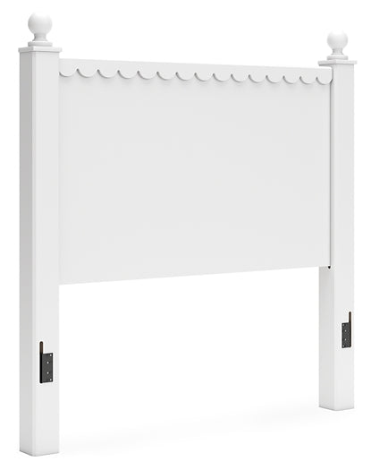 Mollviney Full Panel Headboard with Mirrored Dresser and Chest Signature Design by Ashley®