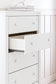 Mollviney Full Panel Headboard with Mirrored Dresser and Chest Signature Design by Ashley®