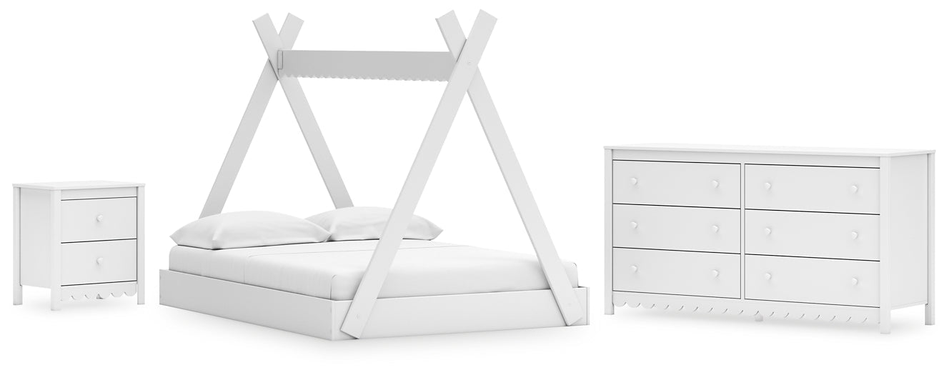 Hallityn Full Tent Bed with Dresser and Nightstand Signature Design by Ashley®