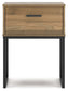 Deanlow Twin Platform Panel Bed with Nightstand Signature Design by Ashley®