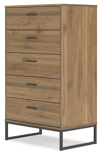 Deanlow Queen Panel Headboard with Dresser, Chest and Nightstand Signature Design by Ashley®