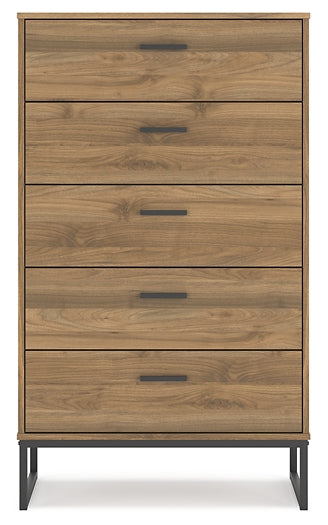 Deanlow Queen Panel Headboard with Dresser, Chest and Nightstand Signature Design by Ashley®