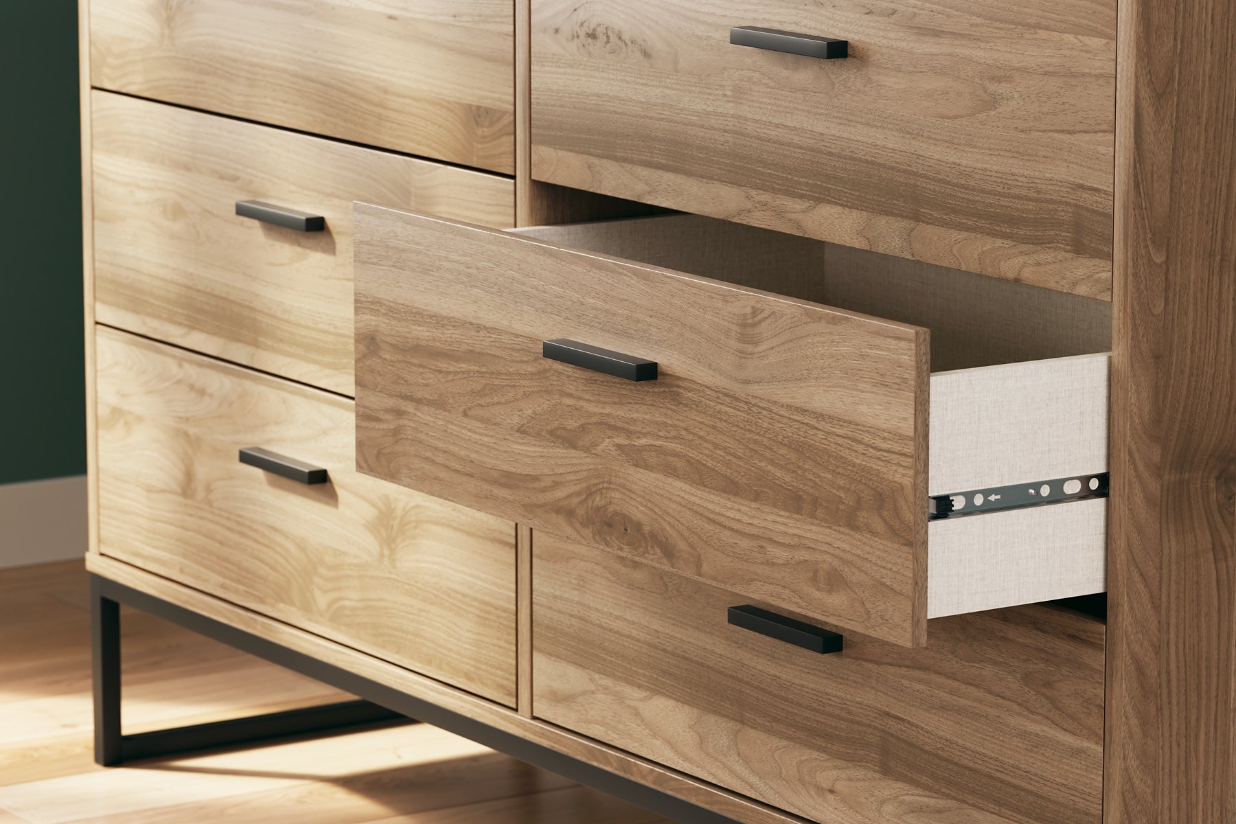 Deanlow Queen Panel Headboard with Dresser, Chest and Nightstand Signature Design by Ashley®