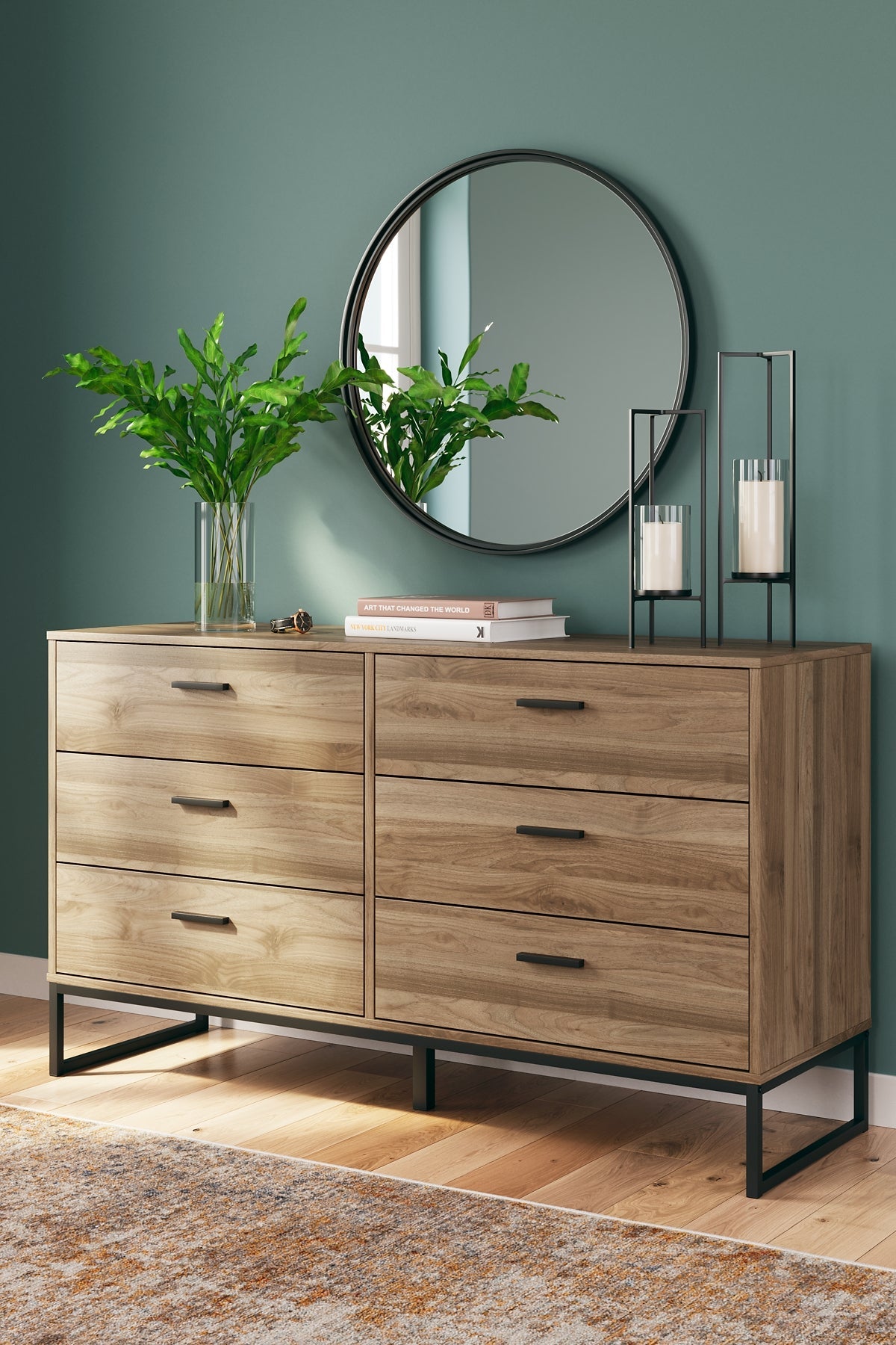 Deanlow Queen Panel Headboard with Dresser, Chest and Nightstand Signature Design by Ashley®