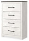 Gerridan Queen Panel Bed with Mirrored Dresser, Chest and Nightstand Signature Design by Ashley®