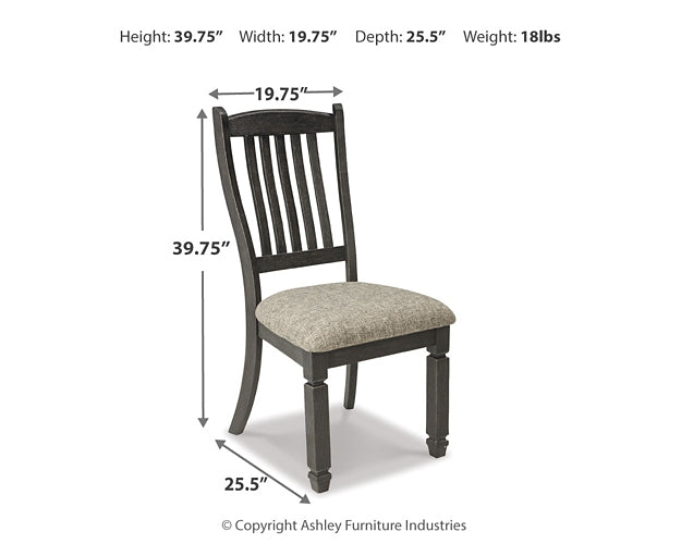 Tyler Creek Dining UPH Side Chair (2/CN) Signature Design by Ashley®