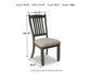 Tyler Creek Dining UPH Side Chair (2/CN) Signature Design by Ashley®