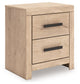 Sanginlane Two Drawer Night Stand Signature Design by Ashley®