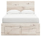 Lawroy Full Panel Storage Bed with Mirrored Dresser and Nightstand Benchcraft®