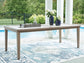 Rainier Ranch RECT Dining Table w/UMB OPT Signature Design by Ashley®