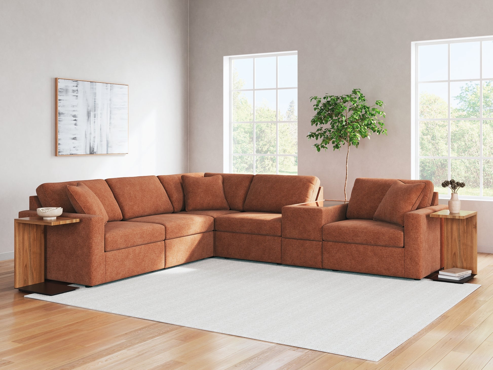 Modmax 6-Piece Sectional with Storage Console Signature Design by Ashley®