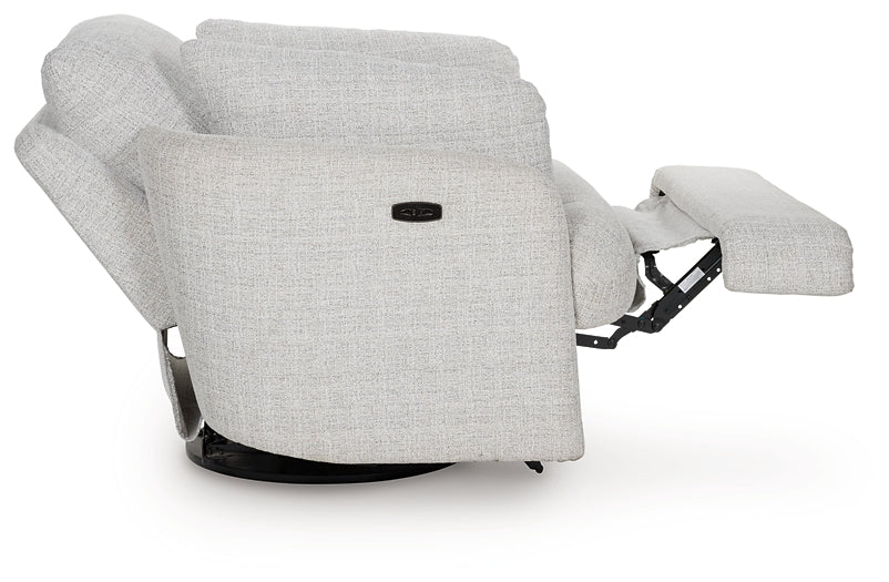 Alainmont Next-Gen Nuvella Swivel Power Recliner Signature Design by Ashley®