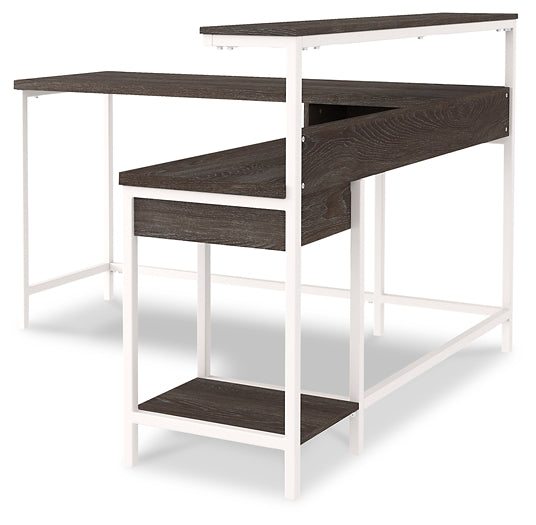 Dorrinson L-Desk with Storage Signature Design by Ashley®