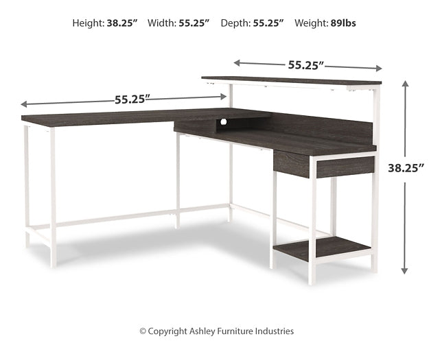 Dorrinson L-Desk with Storage Signature Design by Ashley®