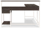 Dorrinson L-Desk with Storage Signature Design by Ashley®